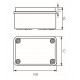 Puszka natynkowa PH-0A.3, IP65 108x73x56 z dławikami