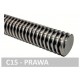 Tr 18x4-350 Śruba trapezowa prawa C15, L350mm