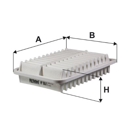 Filtr powietrza FILTRON AP160/1