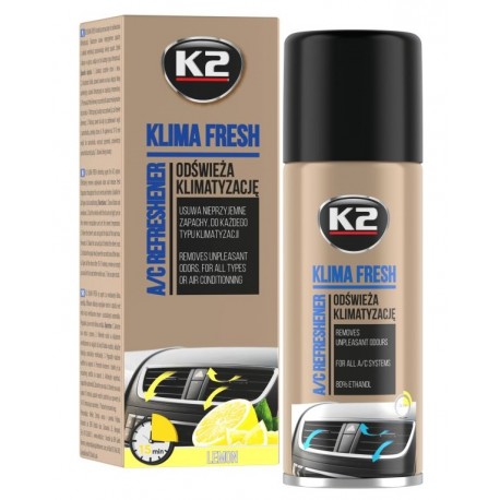 K2 KLIMA FRESH odświeżacz klimatyzacji lemon 150ml