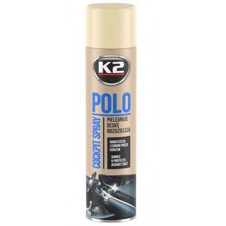 K2 POLO COCKPIT 600ml spray do pielęgnacji kokpitu WANILIA 