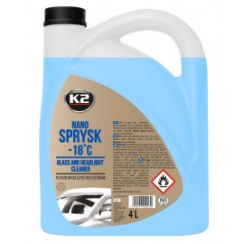 Płyn do spryskiwaczy zimowy K2 NANO SPRYSK  -18C  4L