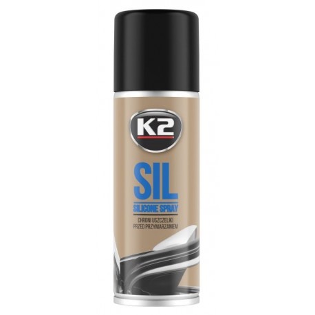 SIL Spray silikonowy do konserwacji uszczelek 150ml K2