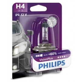 Żarówka H4 VISION PLUS  +60%  PHILIPS