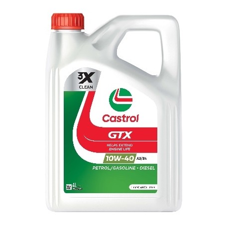 Olej silnikowy  10W-40 4L BENZYNA/DIESEL CASTROL GTX ULTRACLEAN