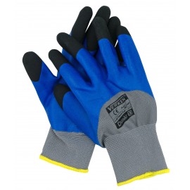 Rękawice robocze DuoAir wykonane z poliestru, powlekane lateksem