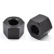 Tr 10x2-P Nakrętka 6-kątna prawa, ST E17*L15 czarna