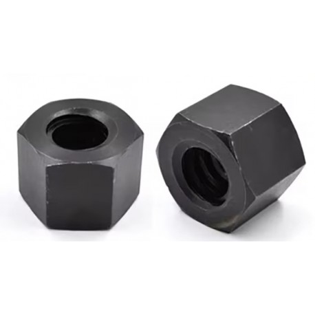 Tr 16x4-P Nakrętka 6-kątna prawa, ST E27*L24 czarna