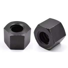 Tr 24x5-P Nakrętka 6-kątna prawa, ST E36*L36 czarna