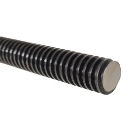 Tr 30x6-P-500mm śruba trapezowa C15, prawa czarna