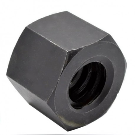 Tr 10x2-P Nakrętka 6-kątna prawa, ST E17*L15 czarna