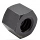 Tr 24x5-P Nakrętka 6-kątna prawa, ST E36*L36 czarna