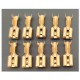 Konektor żeński NASADKA J 6,3/2,5 MM2 Z ZACZEPEM (10 SZT)