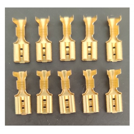 Konektor żeński NASADKA F 4,8/1,5 MM2 (10 SZT)