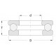 51106 Łożysko wzdłużne oporowe 30x47x11mm MTM