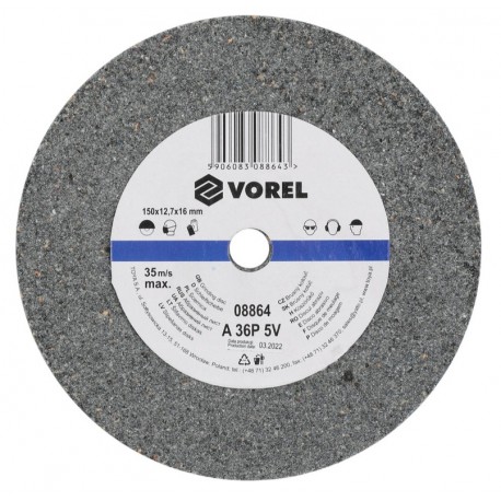 Tarcza do szlifierki stołowej 150x12.7x16mm