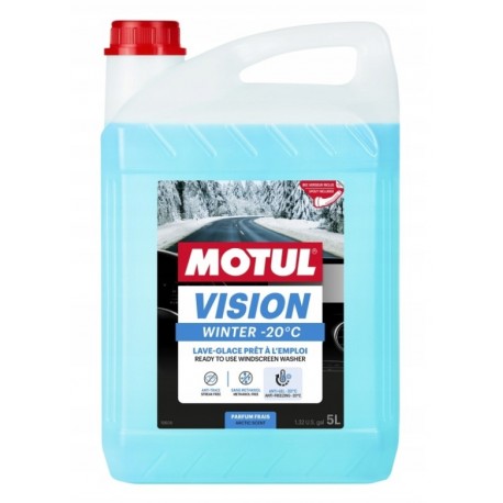 Płyn do spryskiwaczy zimowy -20c MOTUL Vision Winter 5L + lejek