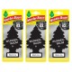 Zapach choinka  WUNDERBAUM - BLACK ICE [BLACK CLASSIC] - 3-PACK