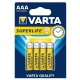 Baterie VARTA ALKALICZNE SUPERLIFE AAA R3 4szt
