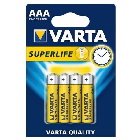 Baterie VARTA ALKALICZNE SUPERLIFE AAA R3 4szt