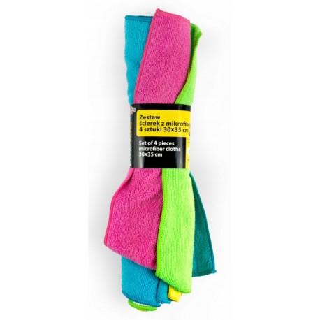 Ściereczki do samochodu z mikrofibry 4szt MA