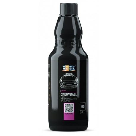 ADBL Snowball Skuteczny Bezpieczny Szampon Do Mycia Auta Neutralne PH 500ml