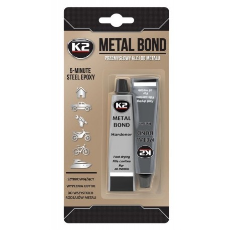 Dwuskładnikowy klej do metalu K2 METAL BOND 56g