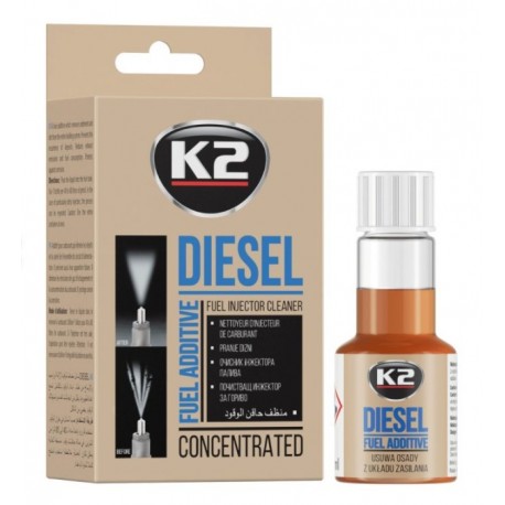 Środek do czyszczenia wtryskiwaczy, dodatek do ON DIESEL K2 50 ml