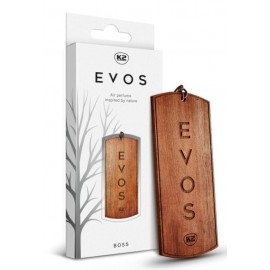 Zawieszka zapachowa drewniana do samochodu K2 EVOS BOSS 
