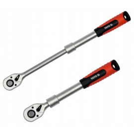 Grzechotka teleskopowa do nasadek 1/2'' o długości od 305mm do 445mm YATO