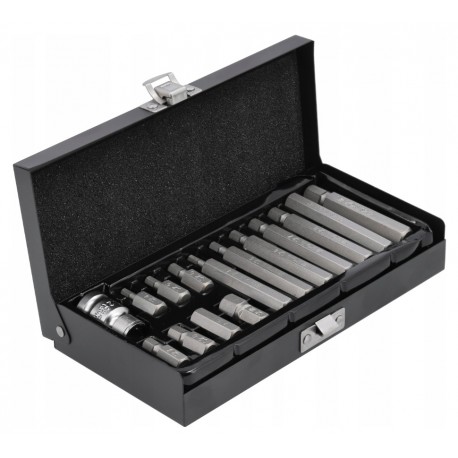 Końcówki wkrętakowe hex, kpl. 15 szt