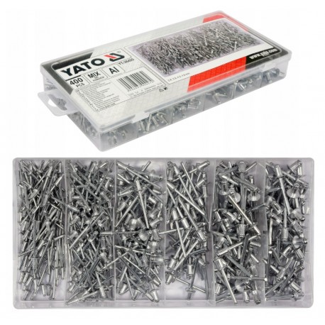 Nity zrywalne zestaw 400 szt. mix rozmiarów YATO