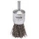 Szczotka czołowa z trzpieniem 25mm, drut stalowy