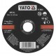 Tarcza do cięcia metalu INOX 125x1.2x22 YATO