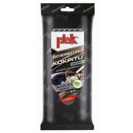 Plak MAXI Premium ściereczki do kokpitu Matowe Grejpfrut 24szt