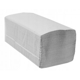 Ręczniki Składane ZZ Szare Makulaturowe 200 szt 32g