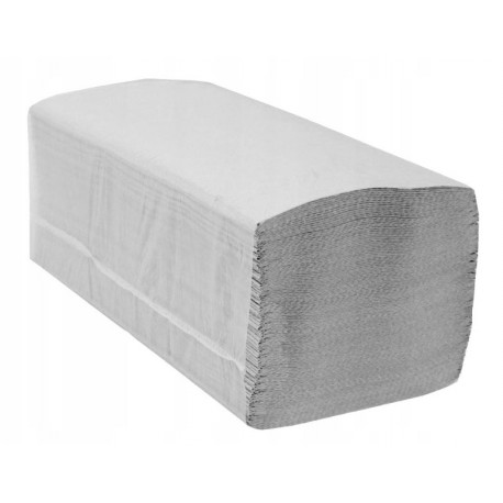 Ręczniki Składane ZZ Szare Makulaturowe 200 szt 32g