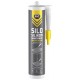 SILIKON SANITARNY BEZBARWNY 300ml K2 SILO  odporny na wodę, pleśń i grzyby